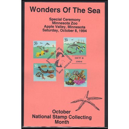 Page 2863-2866 29c Sea Life (No Cachet-U/A) Box0535