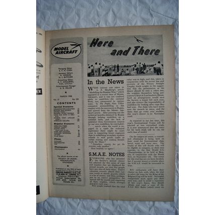 1958 Model Aircraft Magazine - March