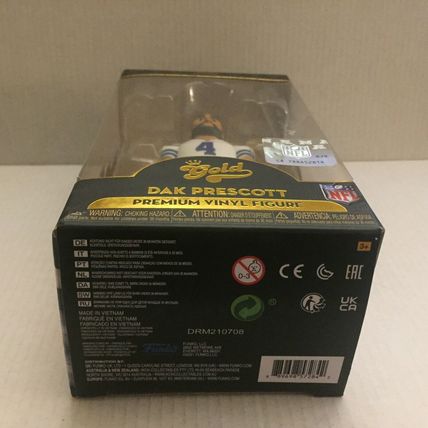 NEW NFL Dallas Cowboys Dak Prescott Funko Vinyl Gold 5'' Figure