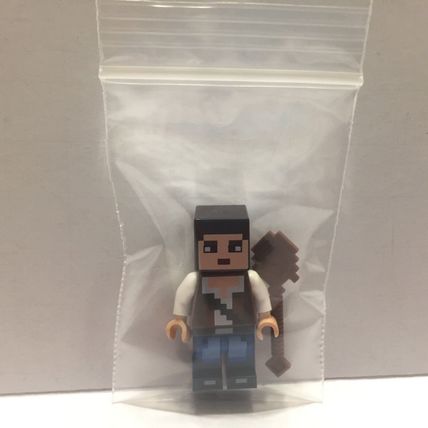 New Authentic Minecraft Special Skin with Shovel Minifigure