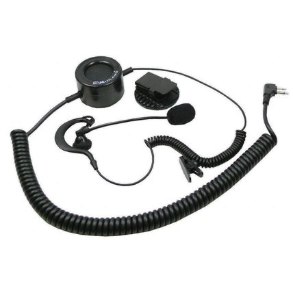 Micrófono auricular Táctico con boom regulable y Ptt grande Midland ABM airsoft