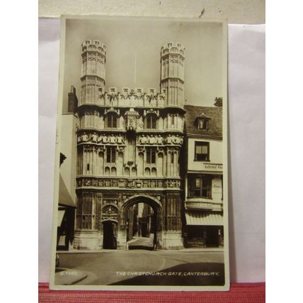 CANTERBURY, Christchurch Gate, KENT used postcard RP 1945 pm Valentine /