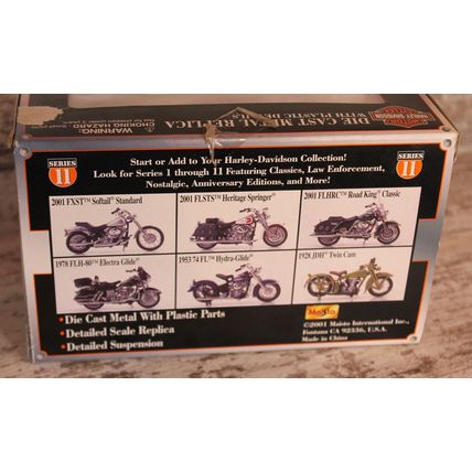 VTG Gift Replica Maisto Harley Davidson Die Cast 1953 74 FL Hydra Glide 1:18