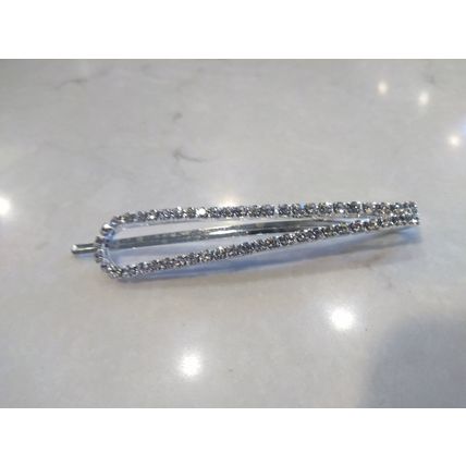 Crystal hair pin hair clip barrette