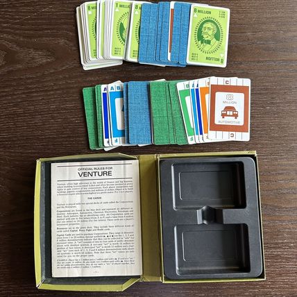 Venture Game of Finance & Big Business A 3M Gamette Card Game Vintage 1970