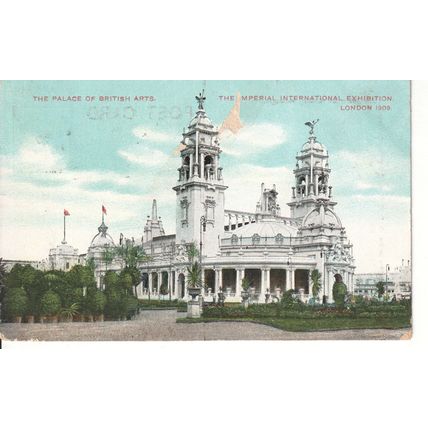 Antique GB Postcard 1910 - Palace Of British Arts, Imperial Exhibition, London