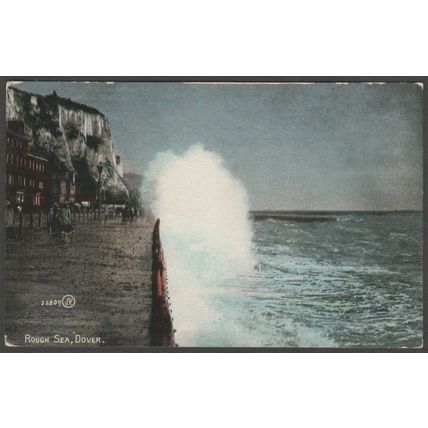 Rough Sea, Dover, Kent, c.1905-10 - Valentine's Postcard