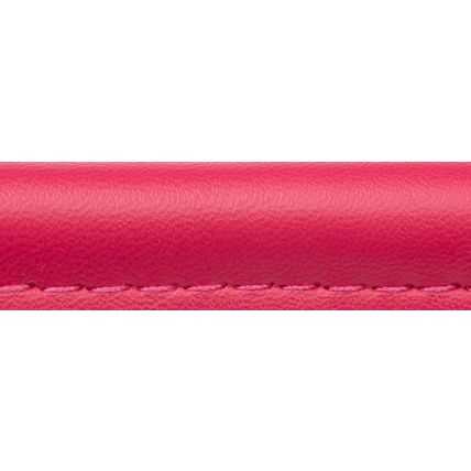 Pair Of Genuine Leather Replacent Bag Handbag Handles (Magenta - 40cm)