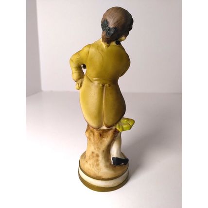 Ardco Dallas Colonial Boy Porcelain Figurine C-2109X Farmhouse Decor VTG Japan