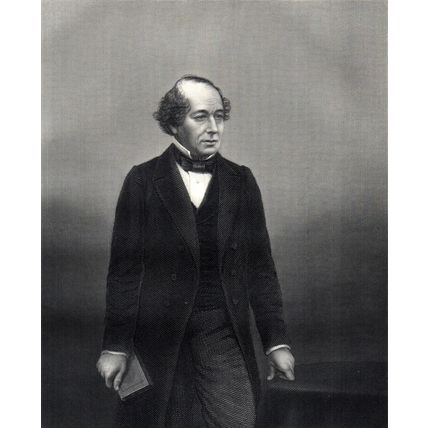 BENJAMIN DISRAELI 1876 Daniel John Pound VICTORIAN ENGRAVING