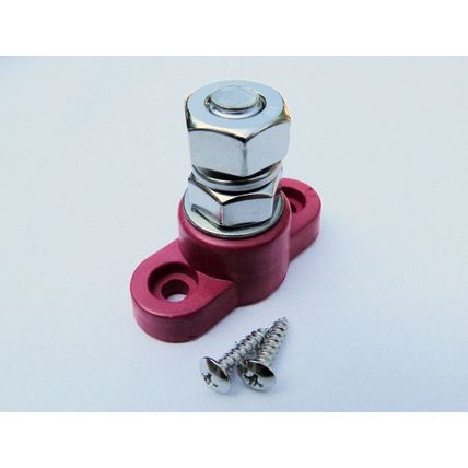 Solar Power M10 Red Stud Terminal Wire Connector Block Post 200A RV Marine