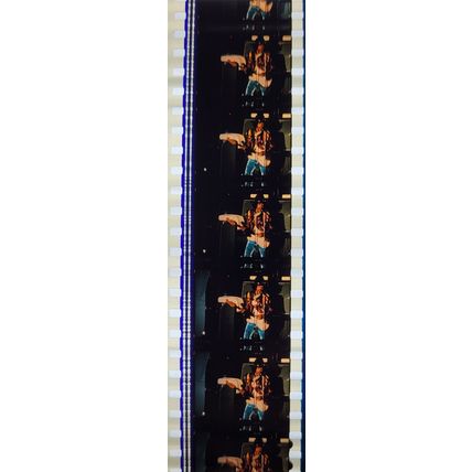 Jimi Hendrix. Pk GEB - A006f . 1 STRIP OF 5 - 35MM FILM CELLS. A very rare strip