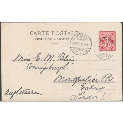 Bois de Sauvabelin, Lausanne, 1904 - Comptoir de Phototypie CPA CPN2788