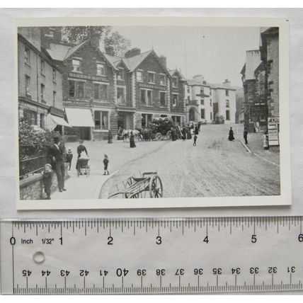 c1980s postcard Ambleside Village 1930