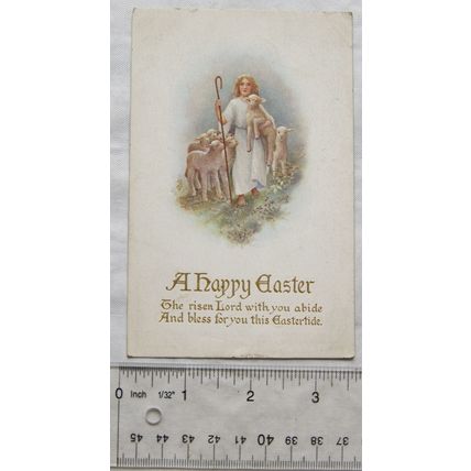 vintage postcard A Happy Easter - The Risen Lord....