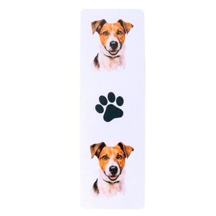 Jack Russell Bookmark - Fully Laminated 300gsm Bookmark - Bookish Gift