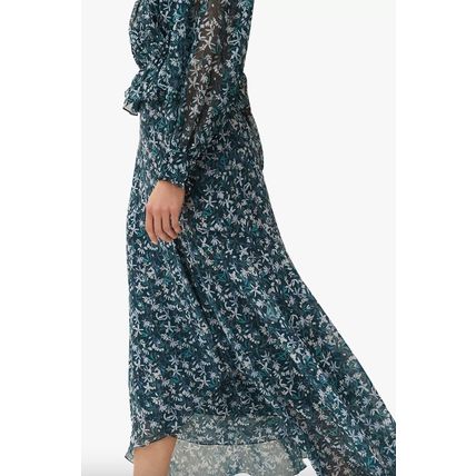 PHASE EIGHT Lola Floral Dipped Hem Maxi Skirt BNWT