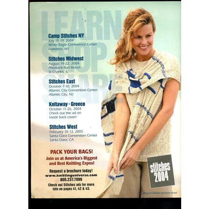 KNITTER'S Magazine 2004 Summer - Entrelac on Edge - No-twist Intarsia EXC.