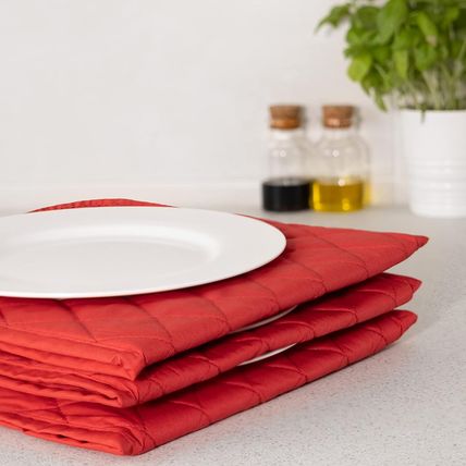 Navaris Electric Plate Warmer - 10 Plate Blanket Heater Pockets for Warming Dinn