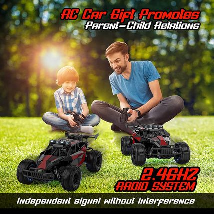 BLUEJAY Remote Control Car, 2.4Ghz High Speed 33KM/H RC Cars Toys, 1:12 Monster