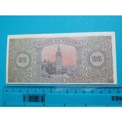 Espana Spain 1938 25 Pesetas Banknote Reproduction - 61