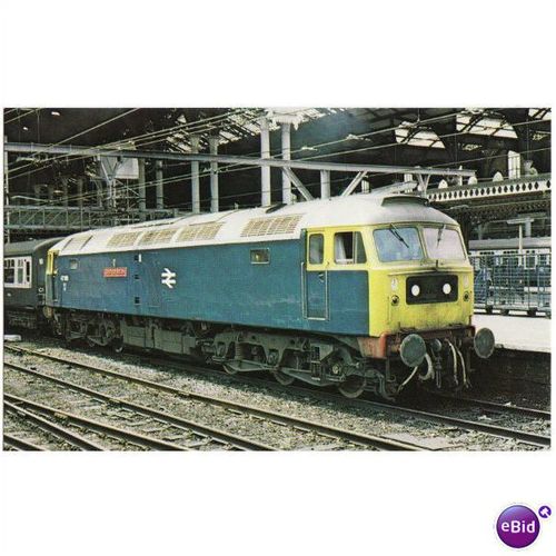 Railway Postcard BR Class 47 47180 LIVERPOOL STREET 1979 County of Suffolk Loco