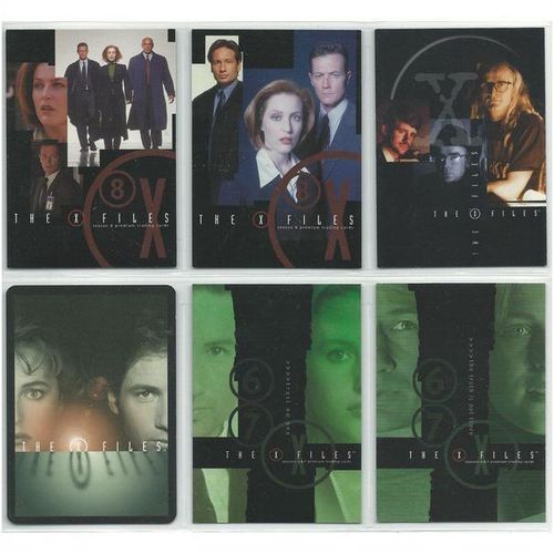 X - FILES 6 PROMO cards ( 2001)