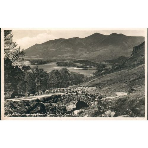 Ashness Bridge, Skiddaw & Derwentwater, Keswick, Cumbria - G.P. Abraham Ltd. 87A