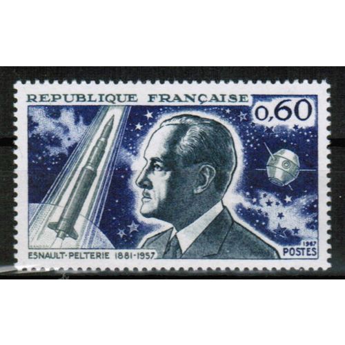 1967 France - Aviation & Space Expert 0.60 Fr.- Sc# 1184 Mint NH