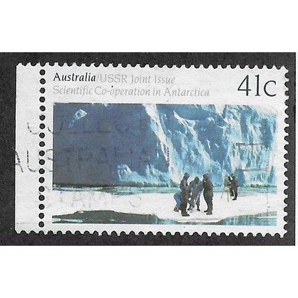 AUS 1990 41c 'AUSTRALIAN -SOVIET SCIENTIFIC ANTARCTIC' FINE USED (EBID67-916)