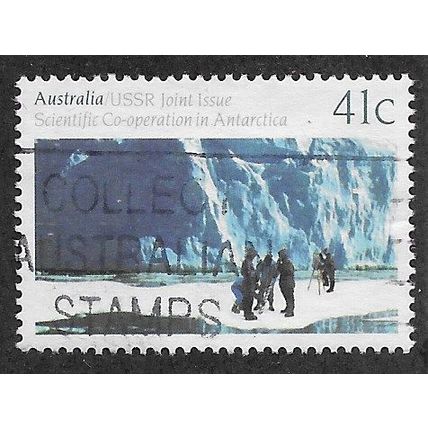 AUS 1990 41c 'AUSTRALIAN -SOVIET SCIENTIFIC ANTARCTIC' FINE USED (EBID67-918)