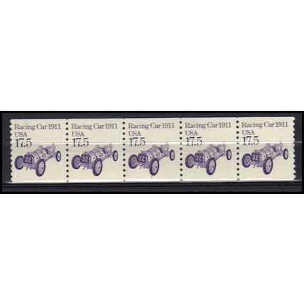 2262 17.5c Race Car Fine MNH Dry Gum PNC 1/5 X0935