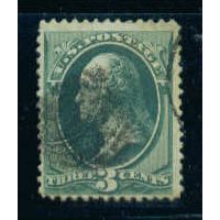 Used 158 3c George Washington Barely Clears M00091