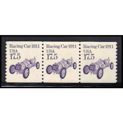 2262 17.5c Race Car Very Fine MNH Dry Gum PNC 1/3 PA2809