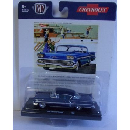 M 2 ' CHEVROLET ' 1958 Chevrolet Impala .. blue (2021)