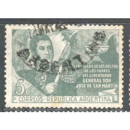Argentina stamps 1949 - 5c - Jose de San Martin - used