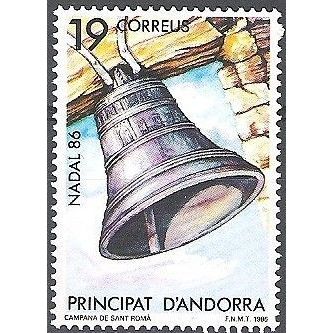 Andorra Español 1986 Michel 191 Neuf ** Cote (2008) 0.60 € Noël Clocher