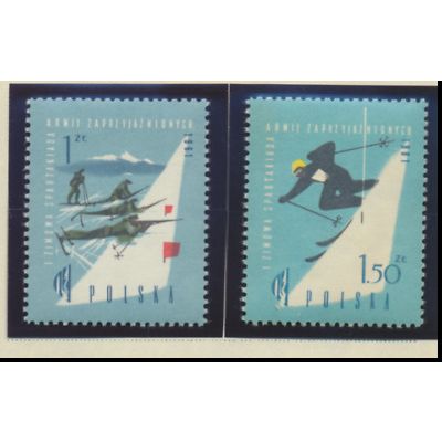 Poland Stamps Scott #969 To 972, Mint Hinged