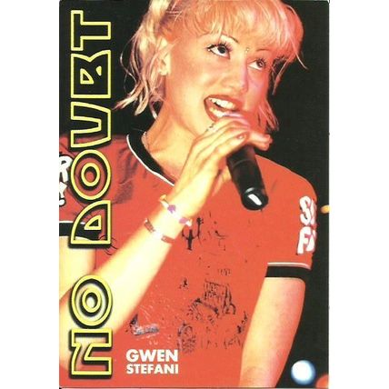 Music GWEN STEFANI "No Doubt" Postcard (LW 748)