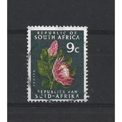 SouthAfrica.SGB245a 9c Protea.Fine Used.Aug25c