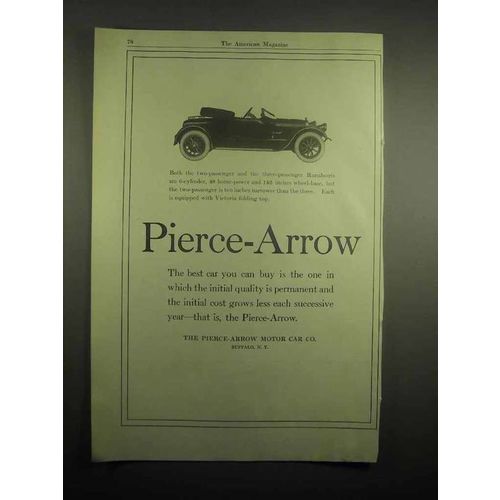 1918 Pierce-Arrow Runabout Car Ad