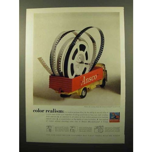 1961 Ansco Anscochrome Film Ad - Realism