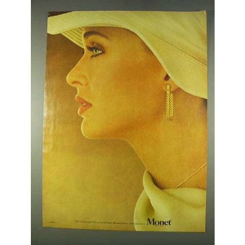 1978 Monet Earring Collection Ad