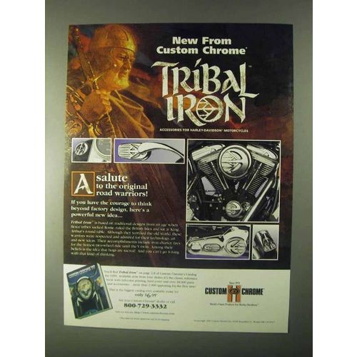 1999 Custom Chrome Tribal Iron Accessories Ad