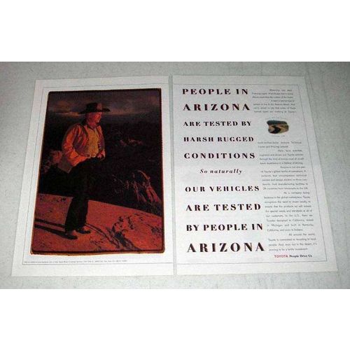 1998 Toyota Car Ad - Vehicles Tested in Arizona