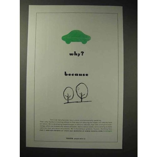 1998 Toyota Car Ad - Why? Because