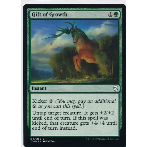 Magic the Gathering MTG Dominaria 163/269 Gift of Growth