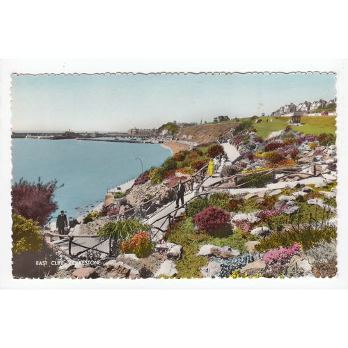 East Cliff Folkestone Kent RP Postcard LP9