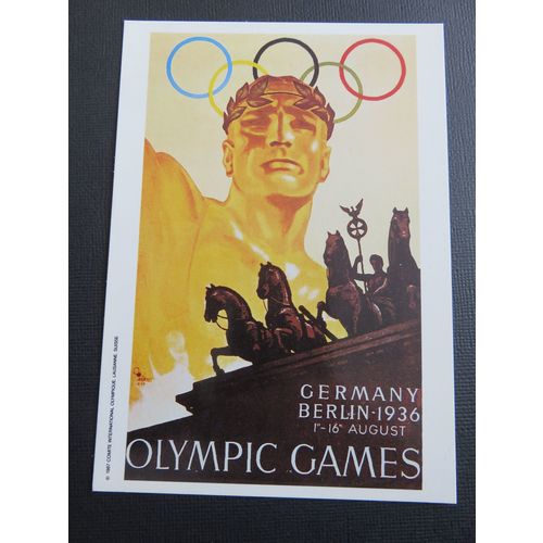1991 Issue Mars Confectionary Berlin 1936 Olympics Postcard