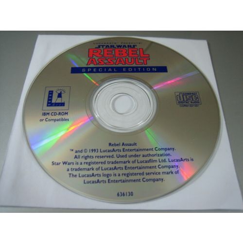 Star Wars Rebel Assault - Special Edition (PC, 1993) - Disc Only!!!